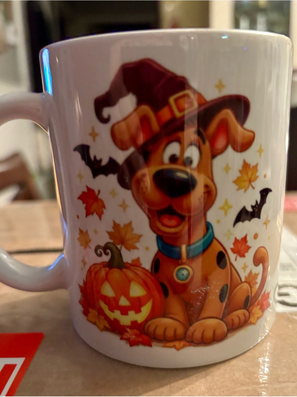 Scooby Doo Halloween Ceramic Mug - White